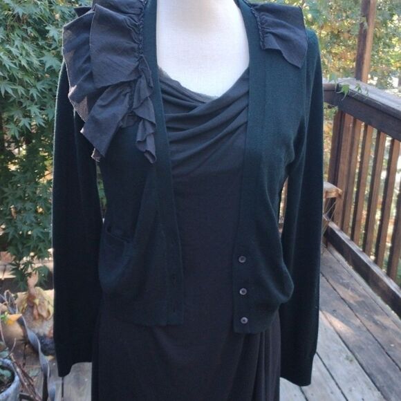 Simply Vera Vera Wang Black Dress and Sweater - Picture 2 of 15